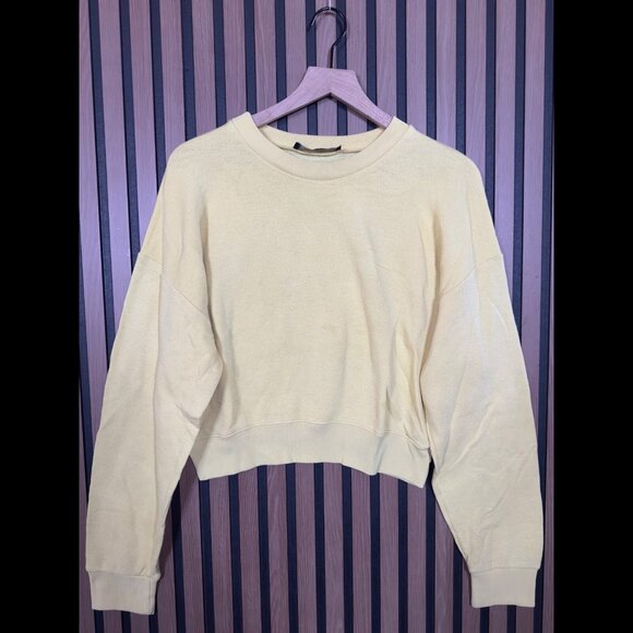 Reformation Sweaters - Reformation Sweater Small Womens Yellow Pullover Crewneck Fleece Sweater